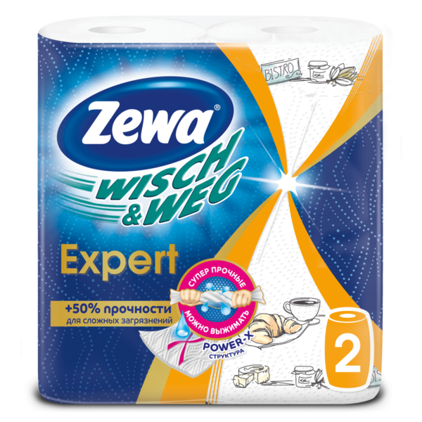 Թղթյա սրբիչ Zewa Expert 2հտ